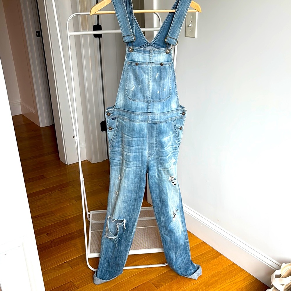 Citizens of Humanity Distressed Denim Overalls